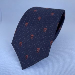 Alexander McQueen Skull Dot Necktie